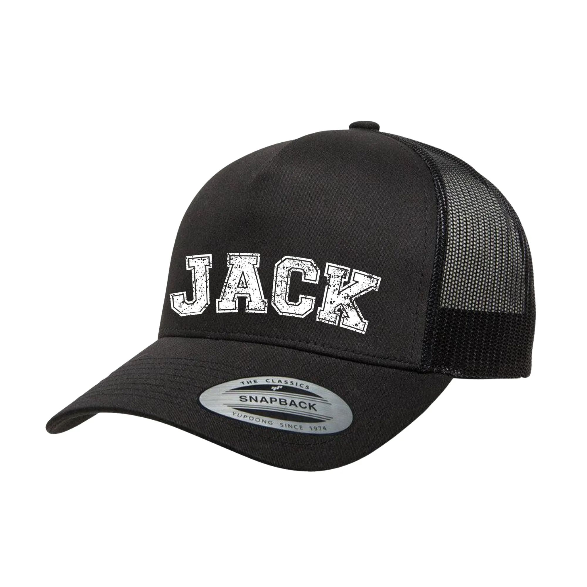 ADULT Personalized Hat - Distressed Varsity Name