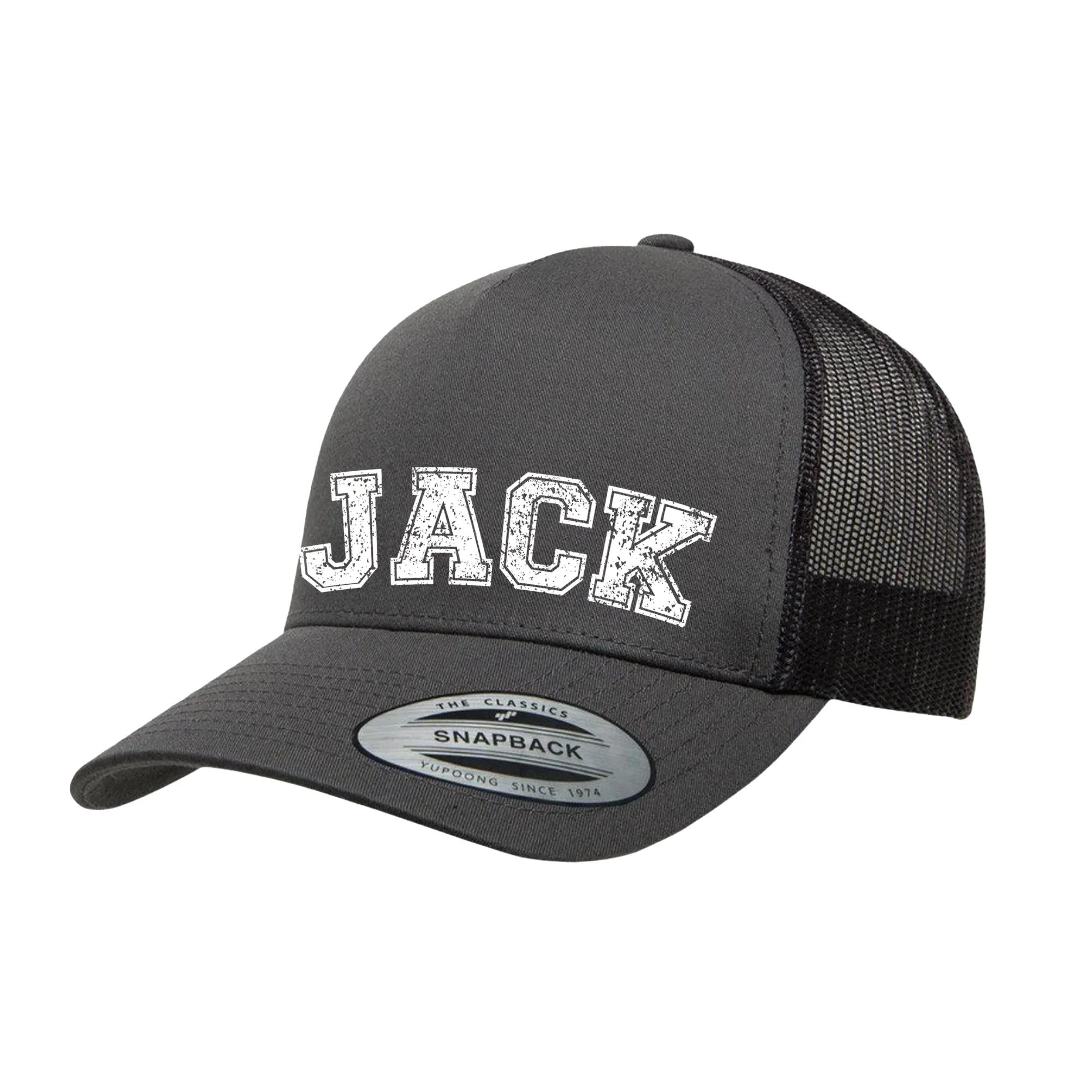 ADULT Personalized Hat - Distressed Varsity Name