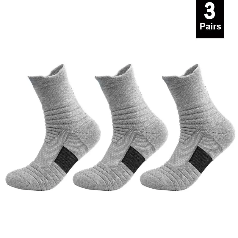 Anti-slip Football Socks Men Women Cotton Sock Short Long Tube Soccer Basketball Sport Socks Breathable Deodorous Socks 39-45