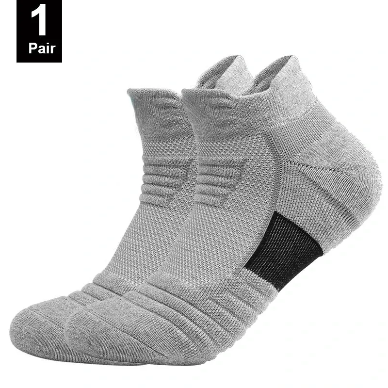 Anti-slip Football Socks Men Women Cotton Sock Short Long Tube Soccer Basketball Sport Socks Breathable Deodorous Socks 39-45