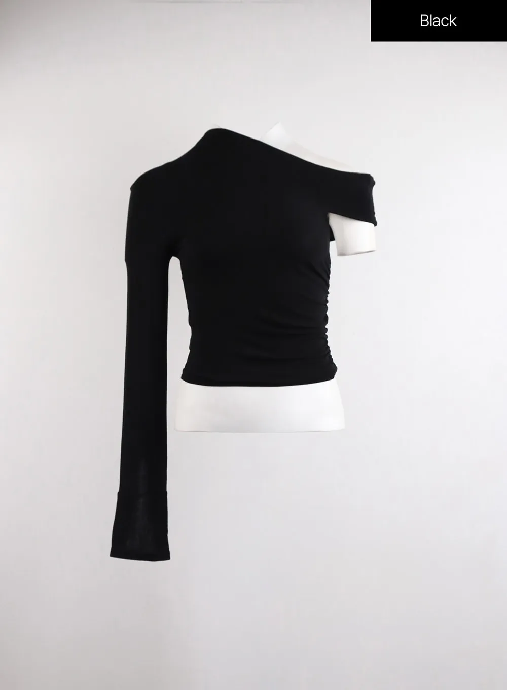 Asymmetrical One-Shoulder Crop Top CJ416