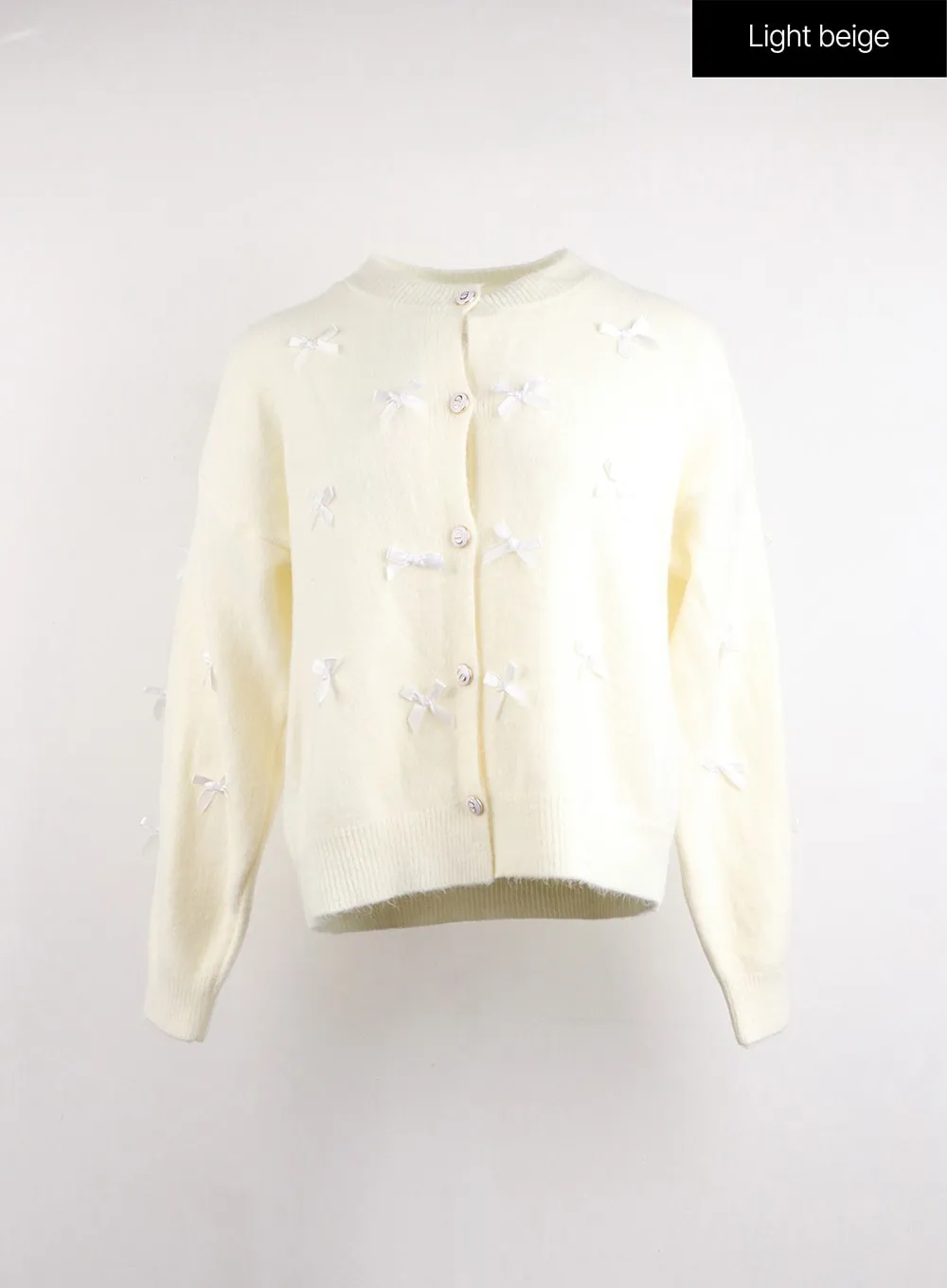 Balletcore Ribbon Button Up Sweater OJ418