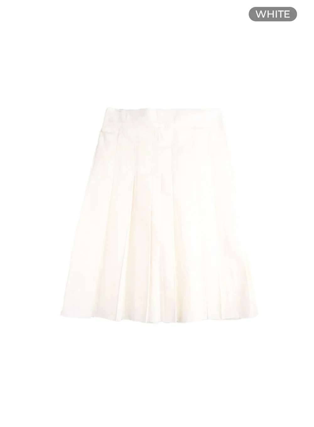 Basic Pleated Midi Skirt CM413