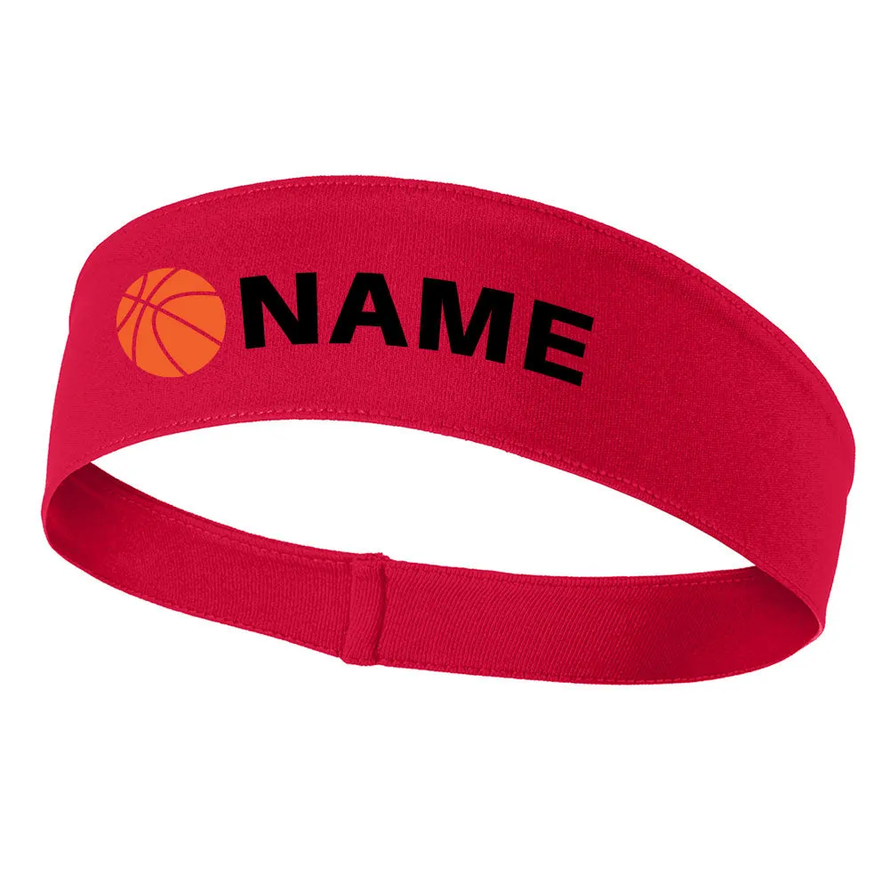 Basketball Printed Moisture Wicking Headbands for Men and Women - Personalization