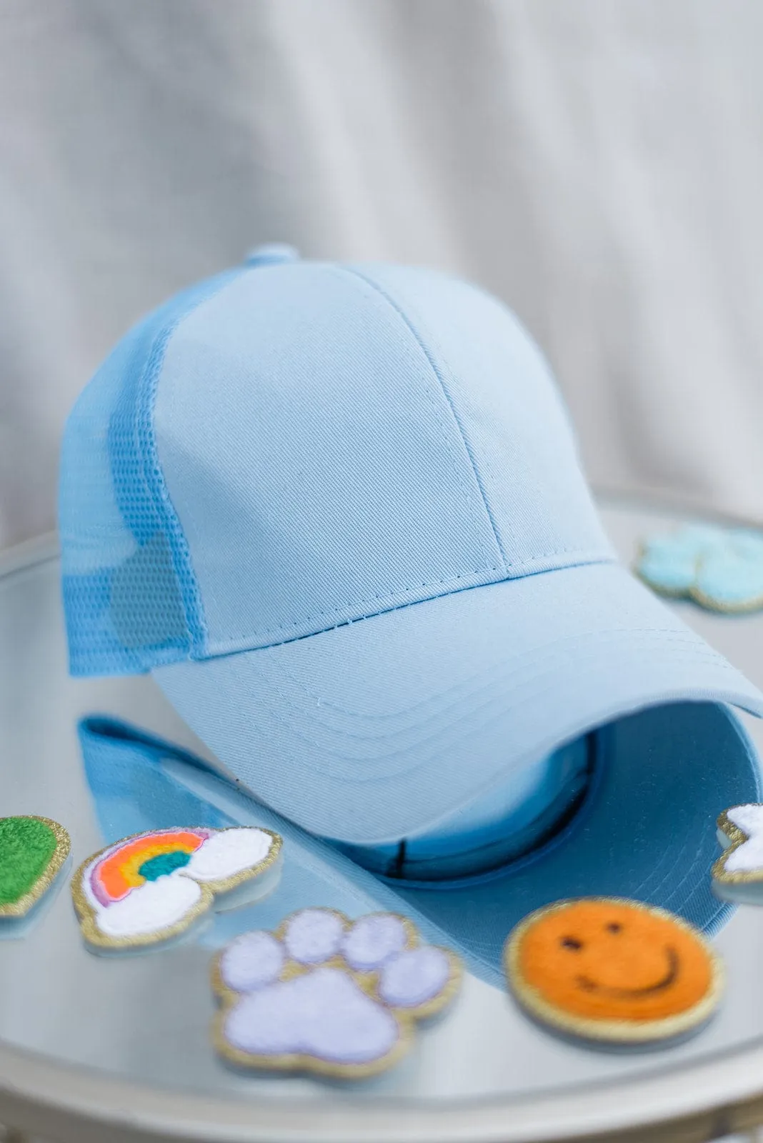 Blue Basic Trucker Cap