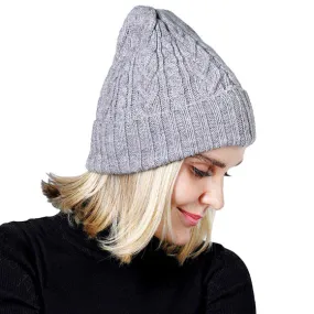 Cable Knit Cuff Beanie