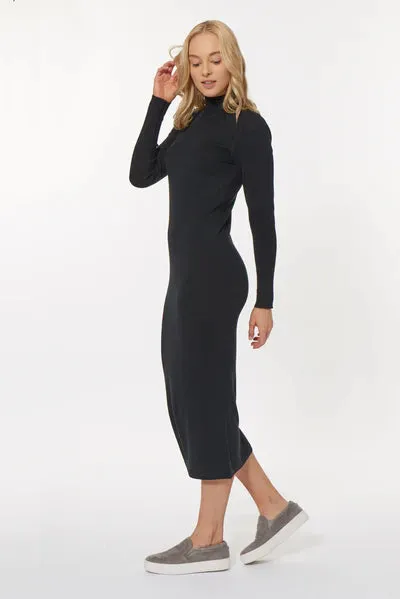 Chelsea Mock Dress - Black Heather