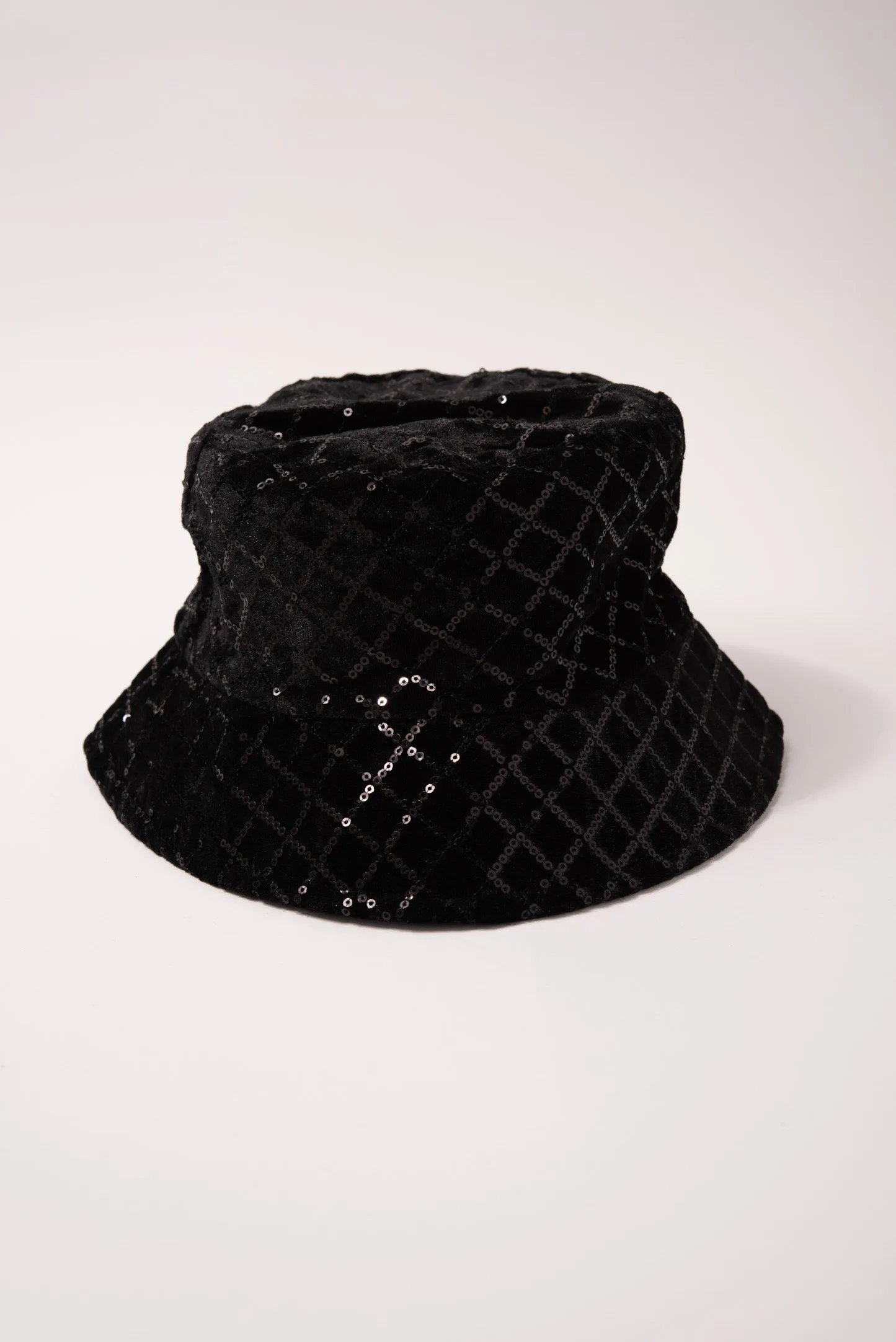 Diamond Sequin Bucket Hat