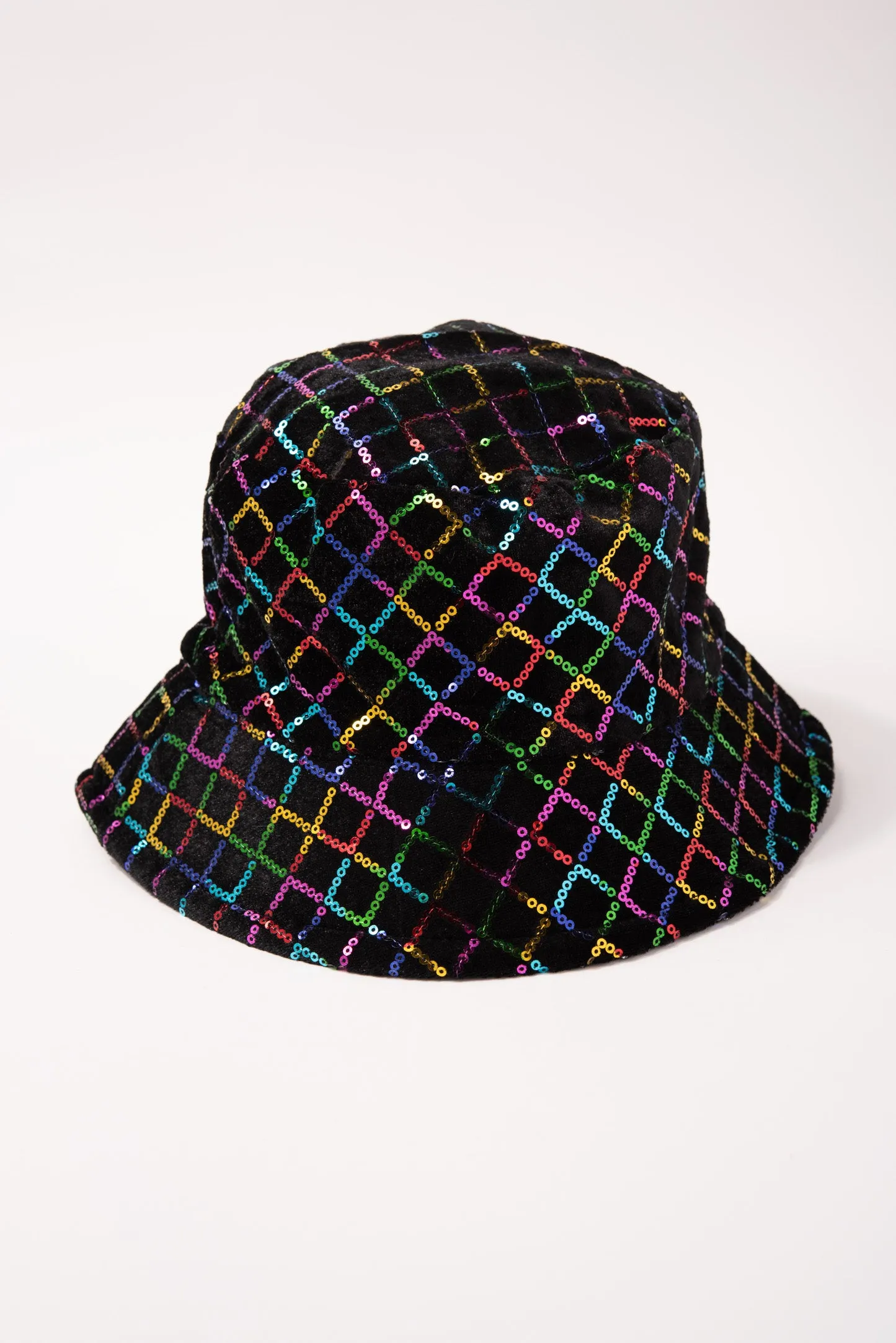 Diamond Sequin Bucket Hat