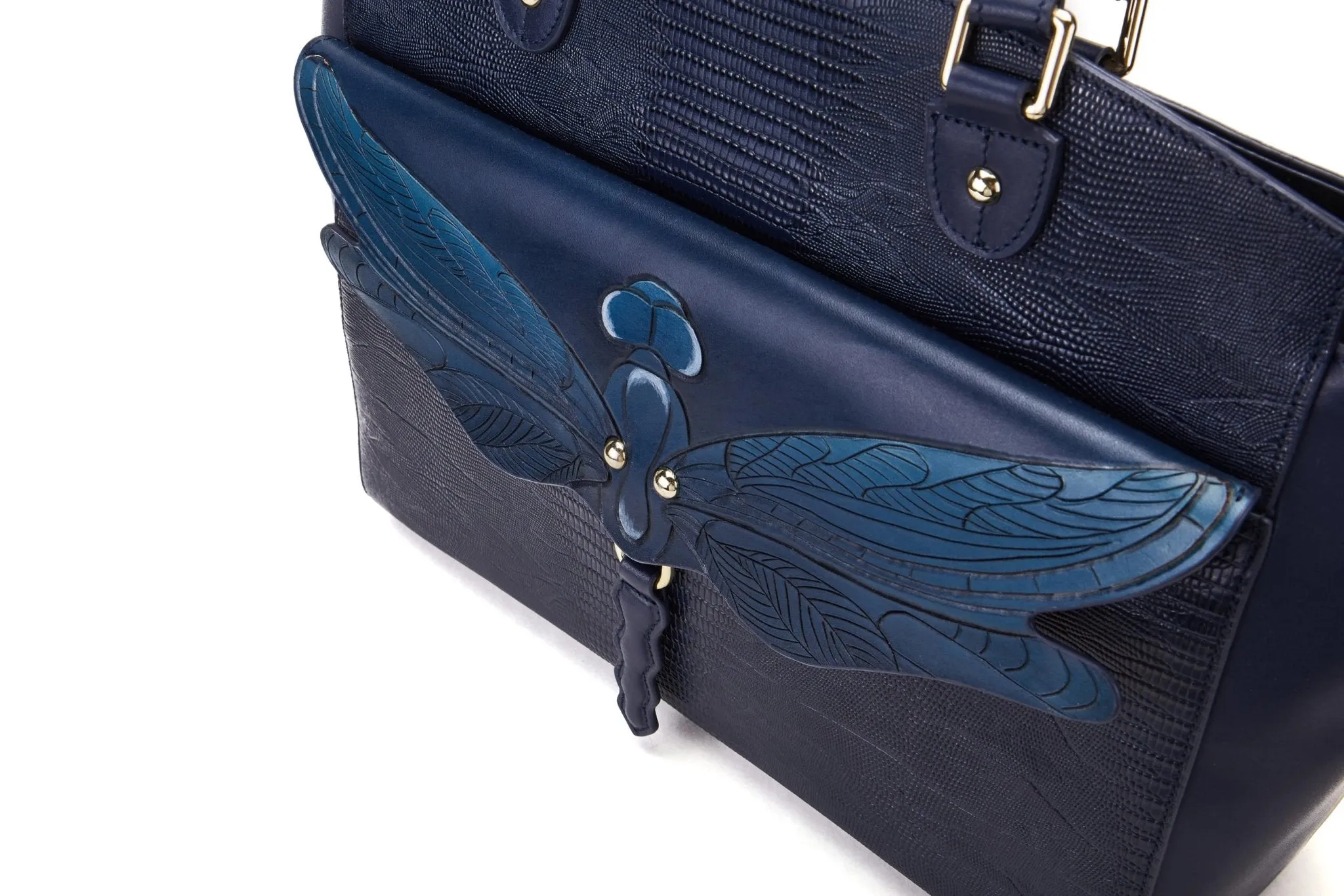 Dragonfly Blue Shoulder Bag