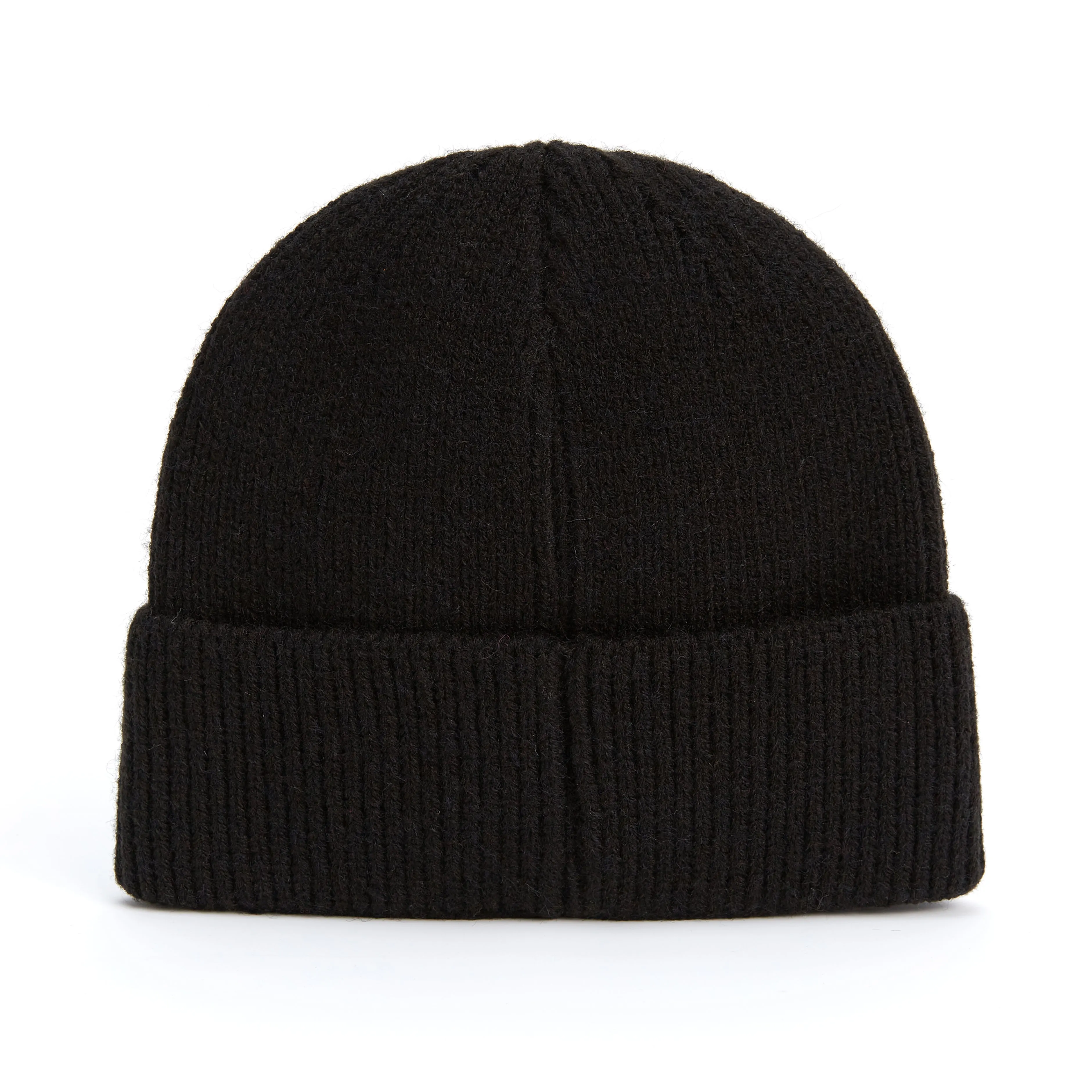 Fevani Metal Badge Wool Hat in Black