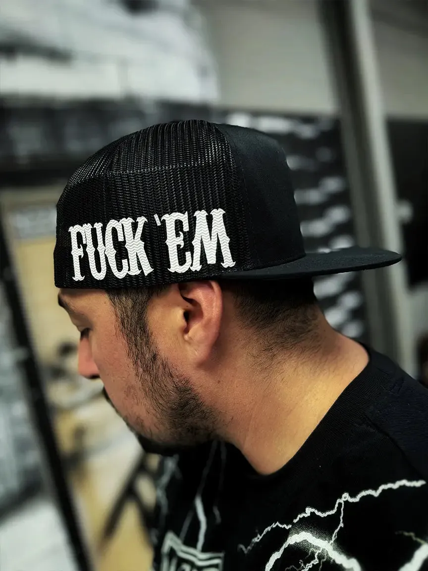 FUCK EM SIDE STYLE BLACK HAT