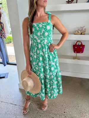 Green Zenith Maxi Dress