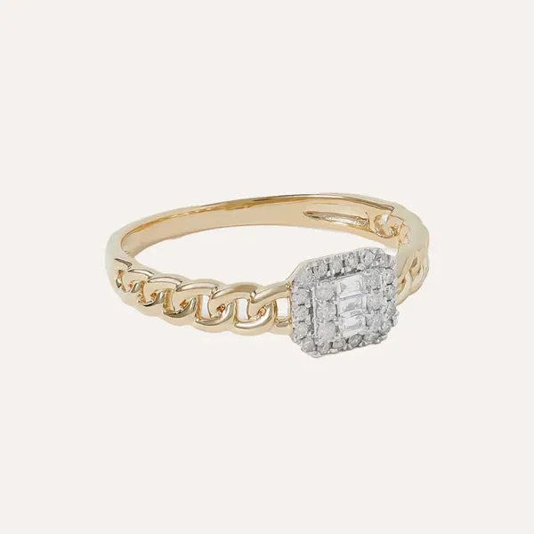 Ingenious Ring Set in 14kt Gold Over Sterling Silver