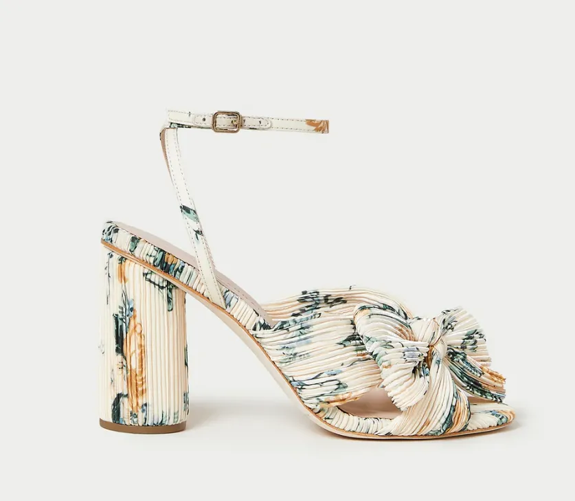 LOEFFLER RANDALL Camellia Nova Floral Bow Heel