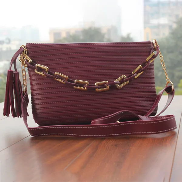 Maroon Shoulder Bag for women