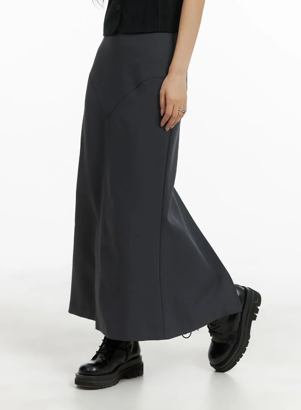 Mermaid Cut Maxi Skirt CM426