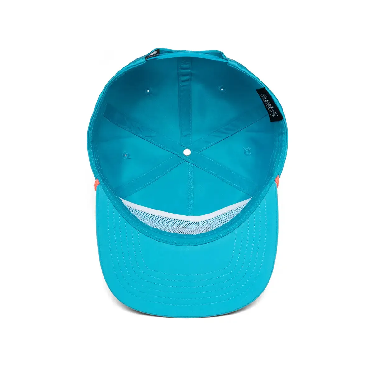 Neon Blue Golf Gods Script Snapback Golf Rope Hat