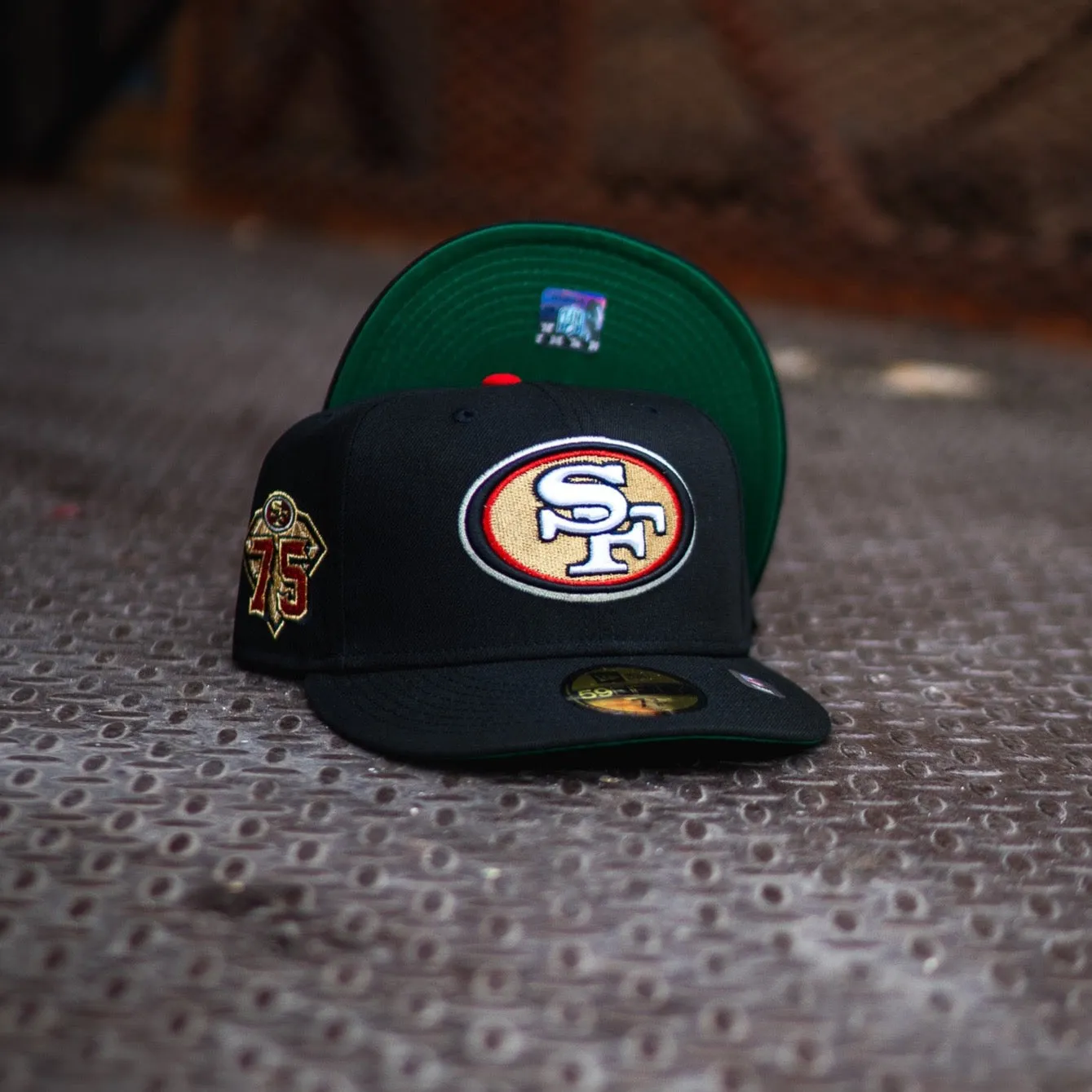 New Era San Fransisco 49ers 75th Anniversary Green UV (Black)