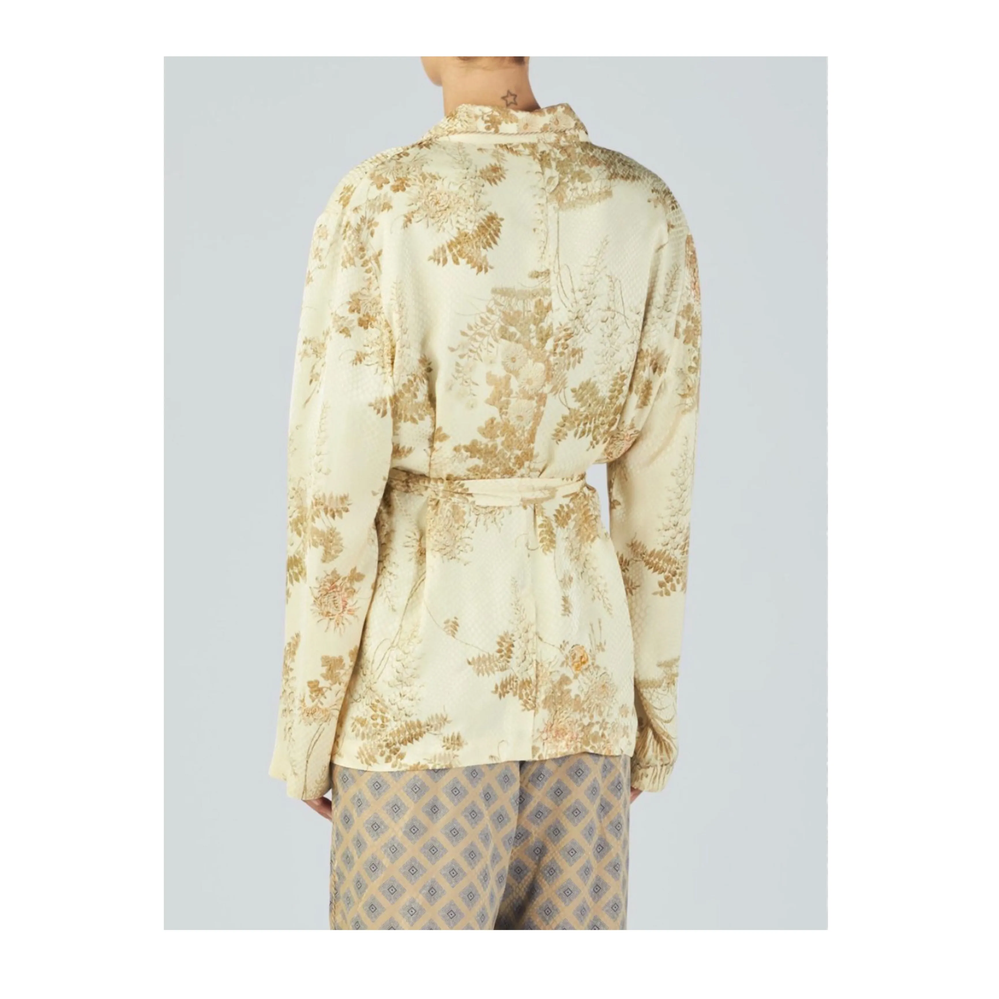 PEONIA WRAP SHIRT