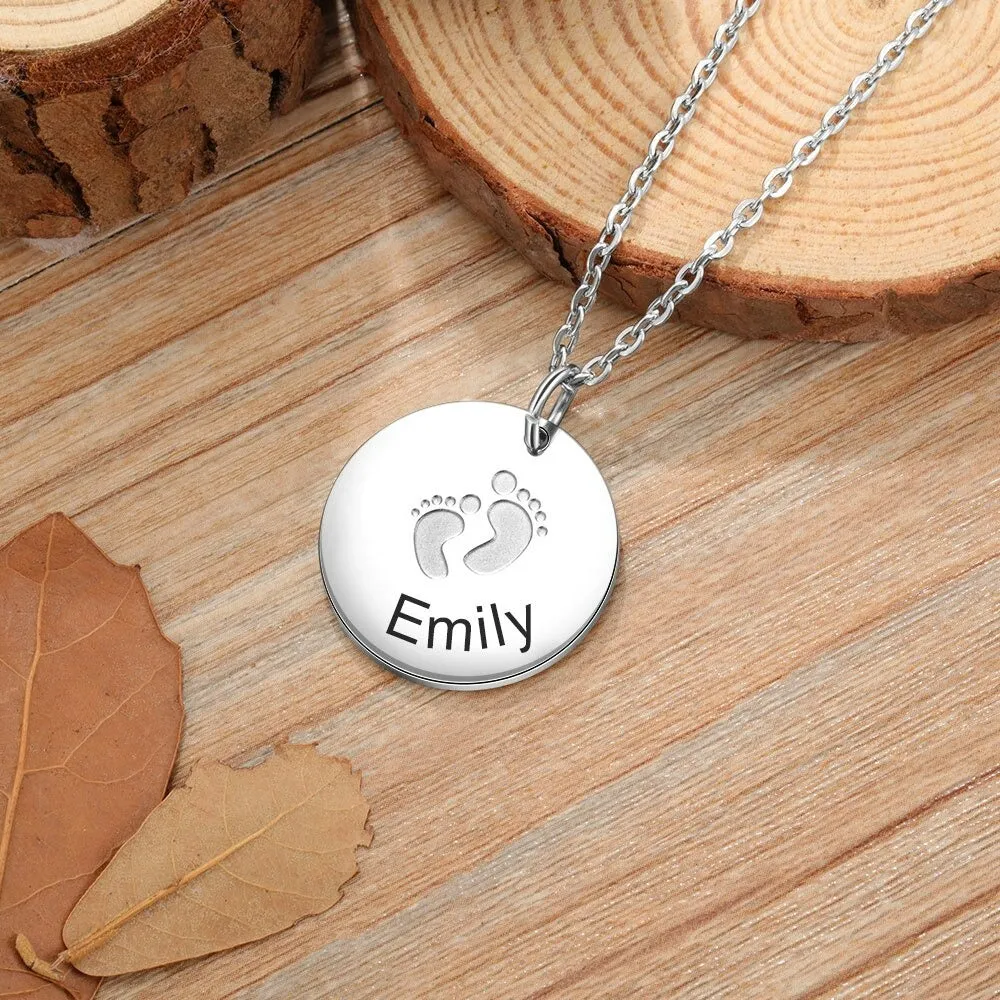 Personalized Engravable 1 Name Pendant