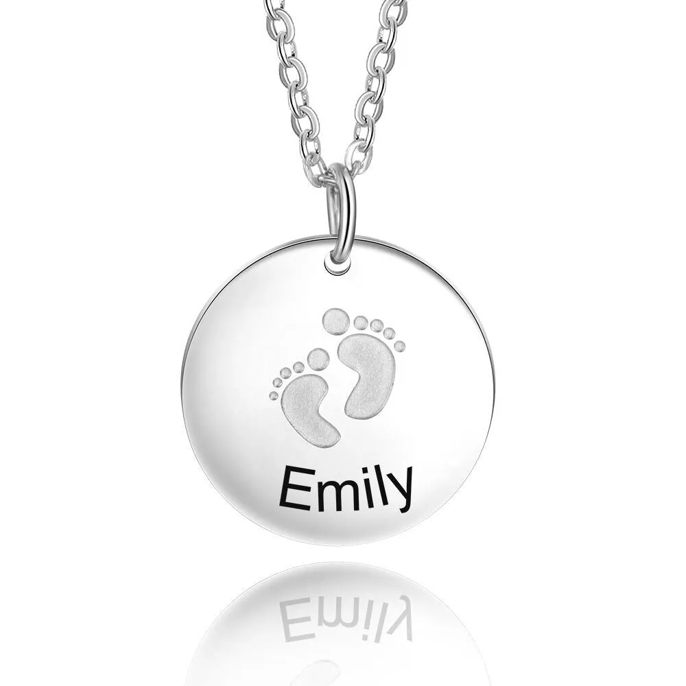 Personalized Engravable 1 Name Pendant