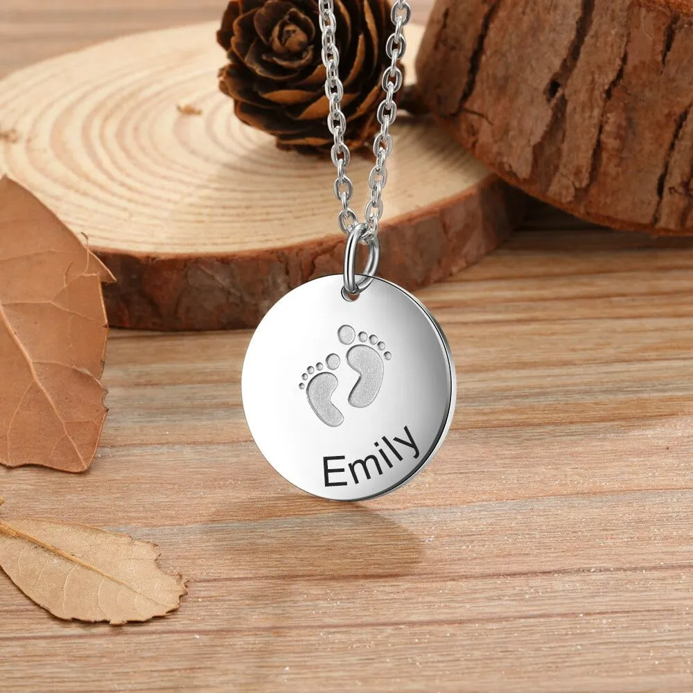 Personalized Engravable 1 Name Pendant