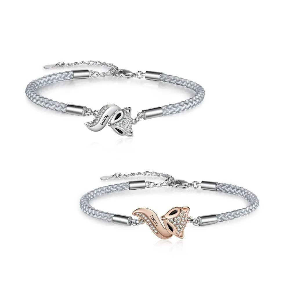 Personalized Mother And Daughter Matching Bracelets