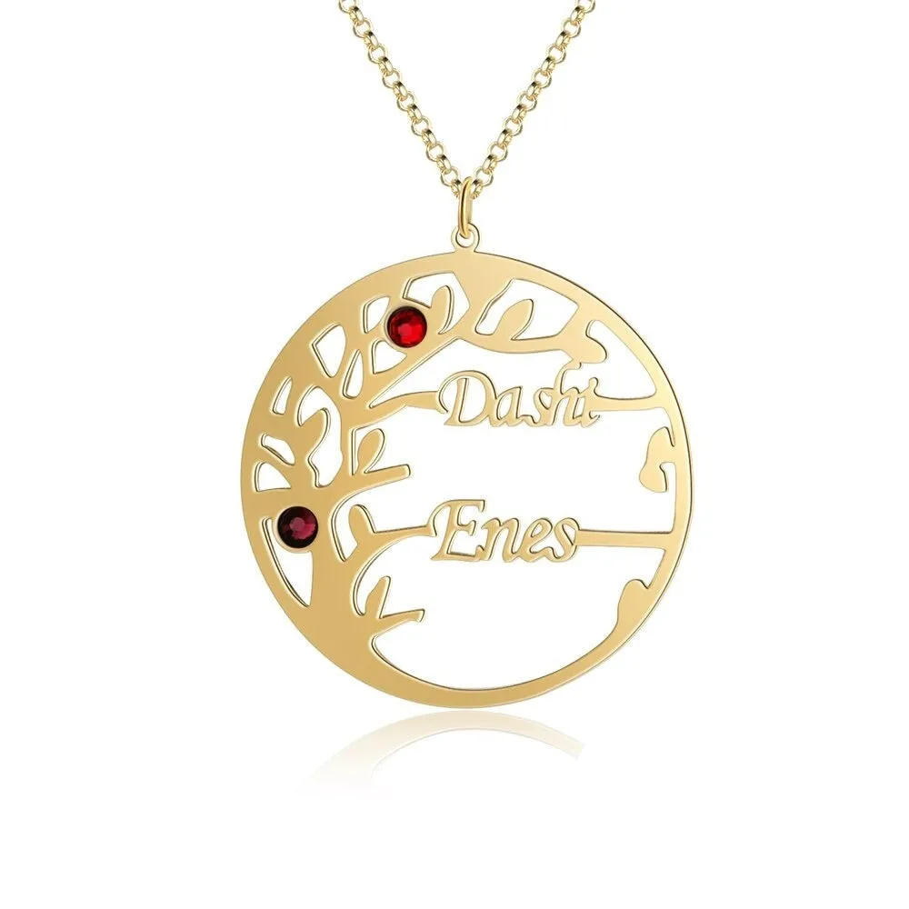 Personalized Tree of Life Necklace