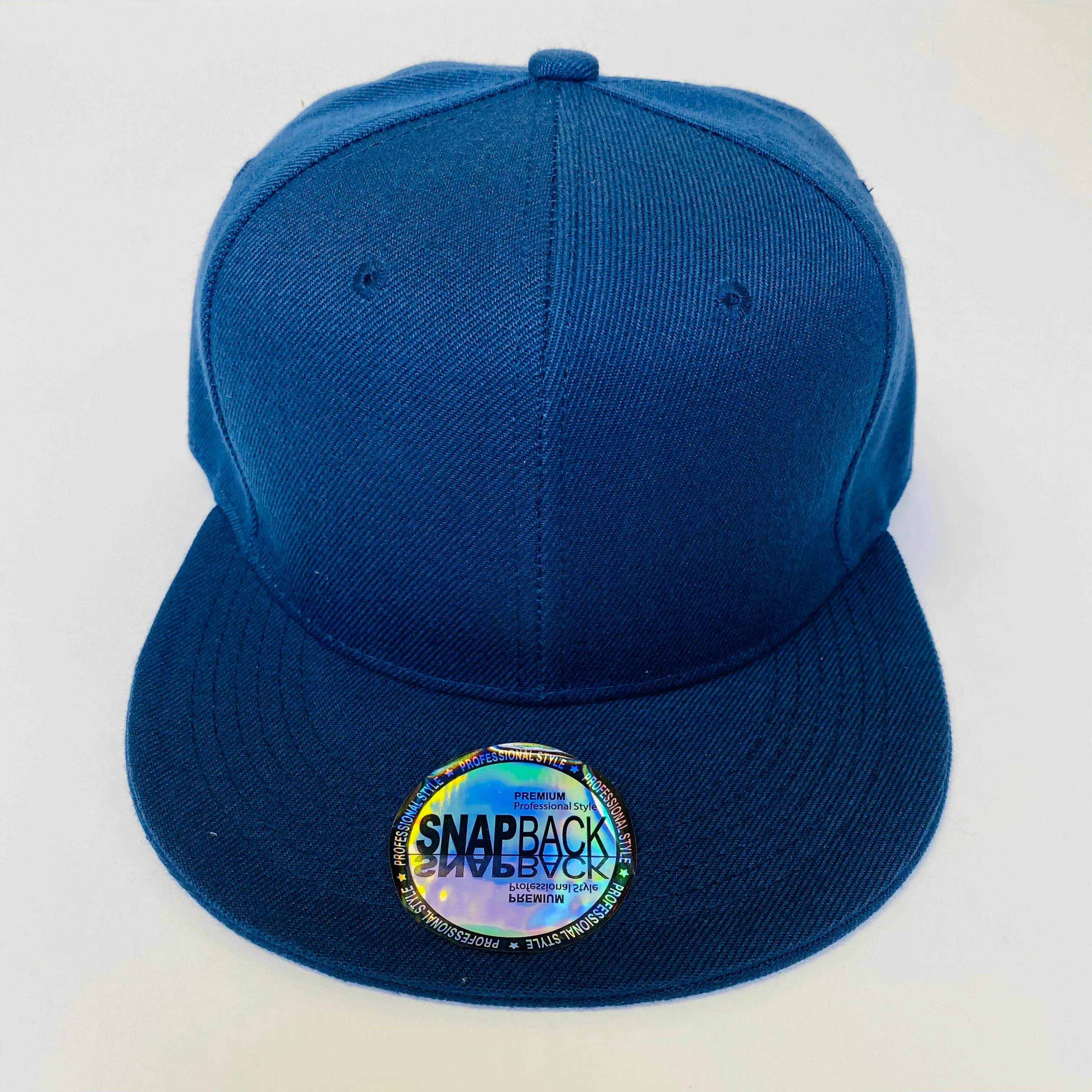 Plain Snapback 5 Panel Hat