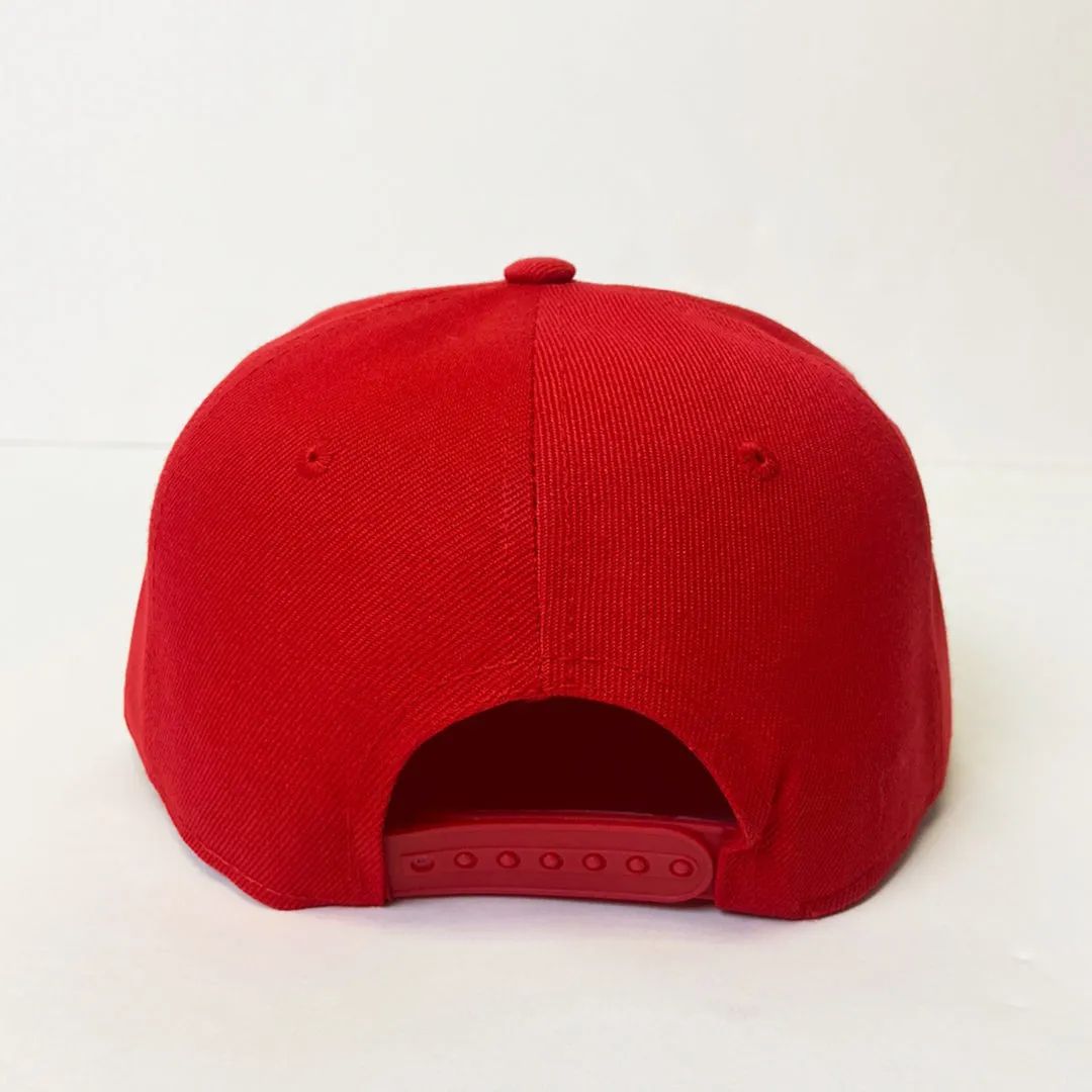 Plain Snapback 5 Panel Hat