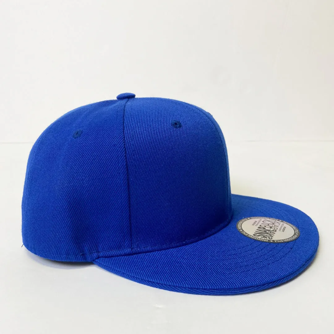 Plain Snapback 5 Panel Hat