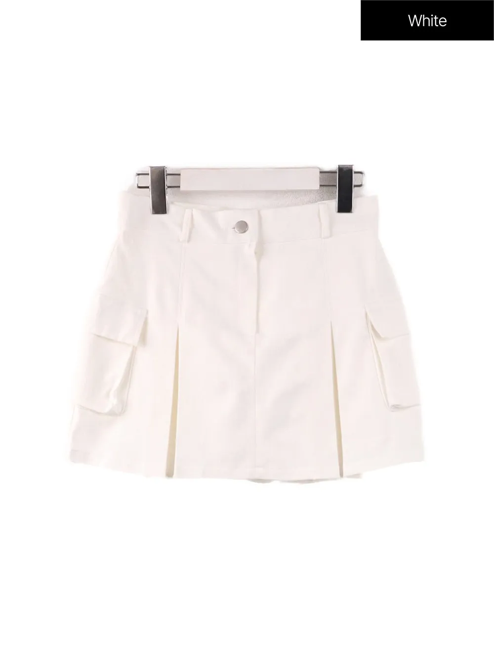 Pleated Pocket Mini Skirt IF408