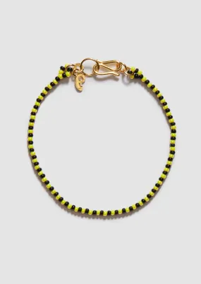 Sencillo Yellow Black Bracelet