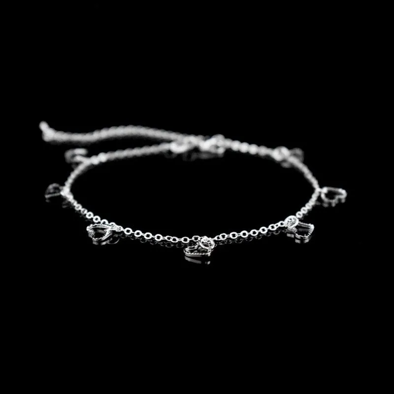 Star & Heart Foot Anklet Chain For Women