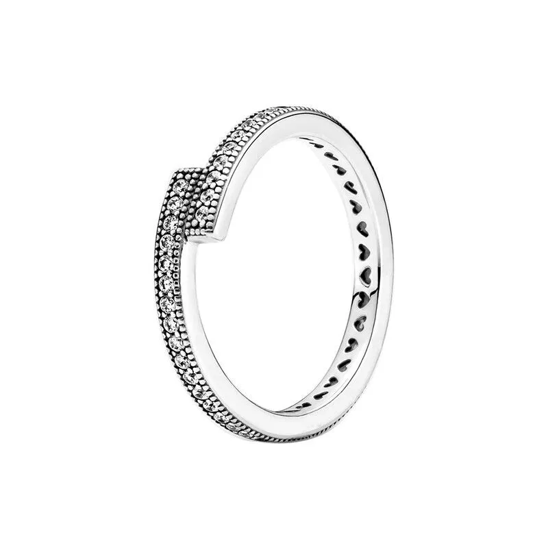 Sterling Silver Sparkling Gem Stylish Ring For Women