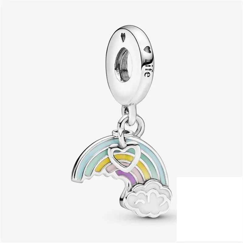 Sterling Sparkling Silver Stylish Bead Charm For Women