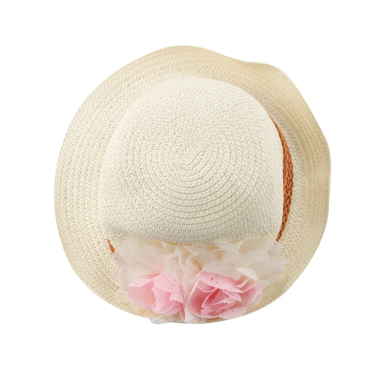 Stylish Floral Straw Hat