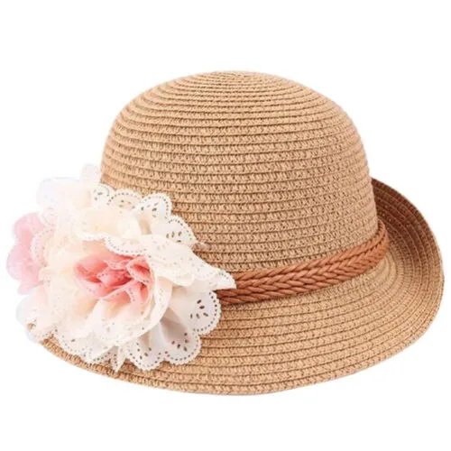 Stylish Floral Straw Hat