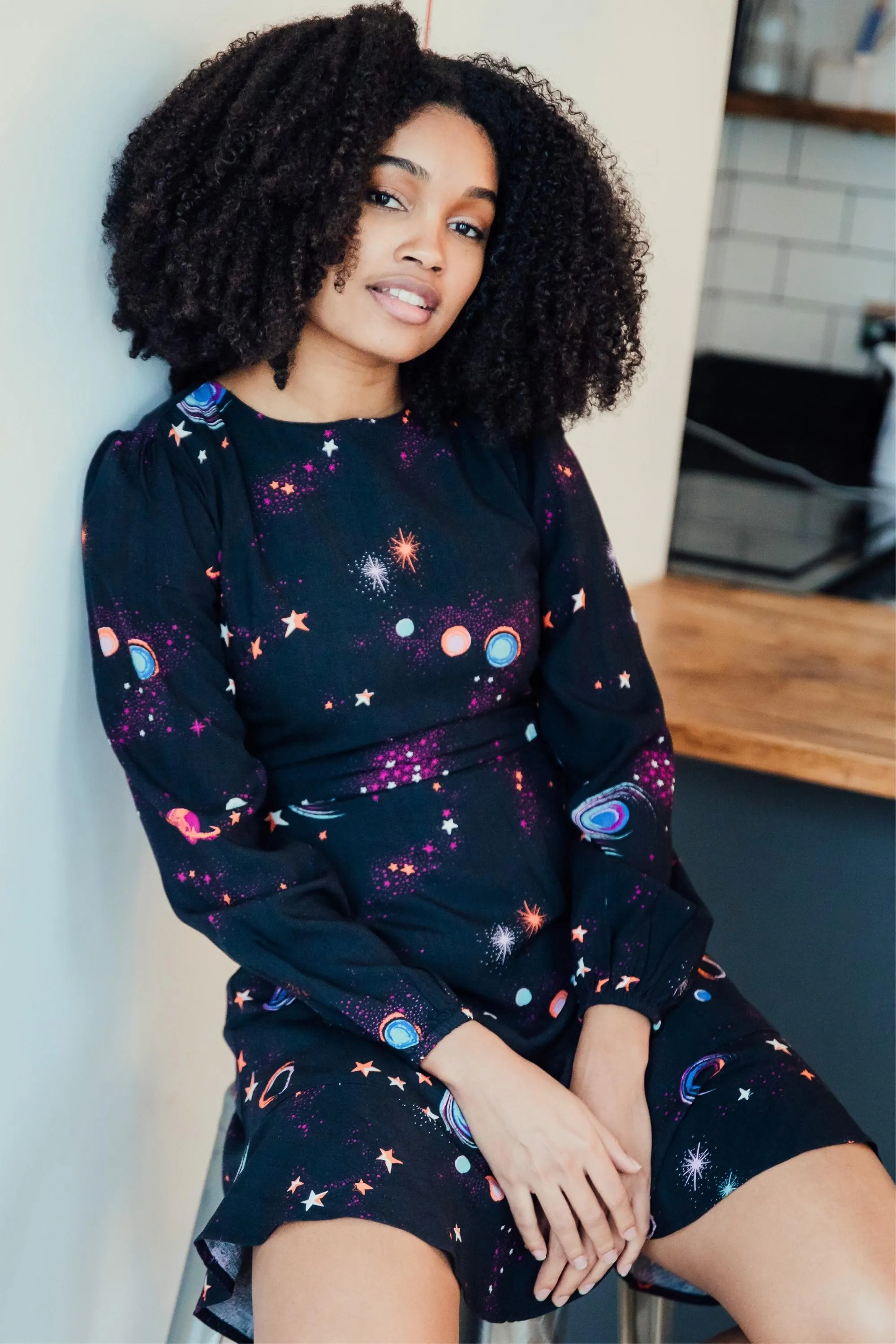 Sugarhill Brighton Colourful Universe Juliette Dress