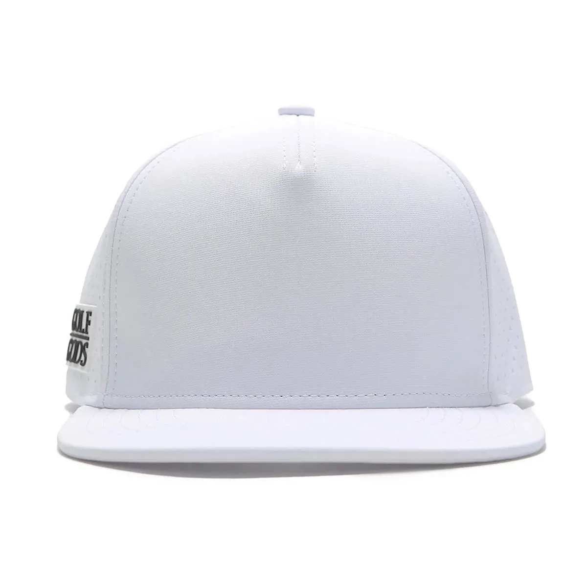 TOUR PRO Golf Hat in White with Flat Brim