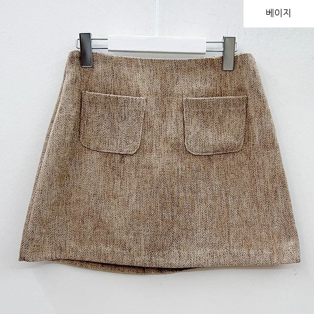 Tweed Mini Skirt BS-B04011502