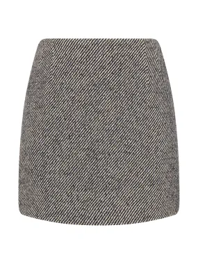 Twill Mini Skirt