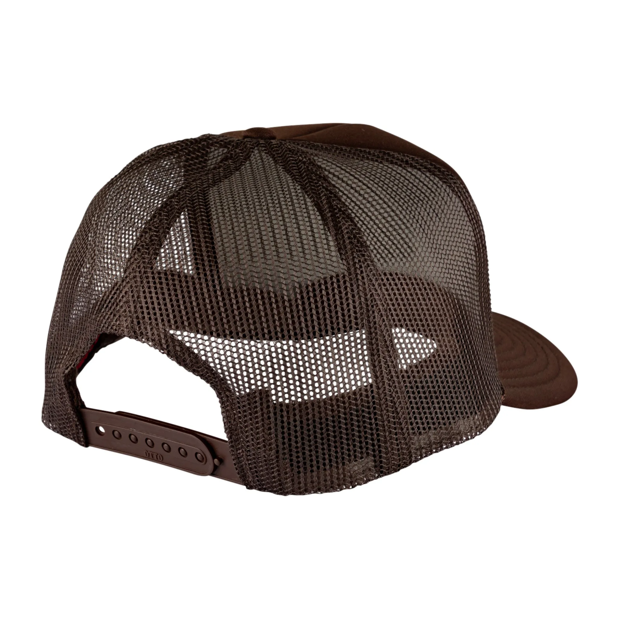 Vega Puff Print Trucker Hat - Brown