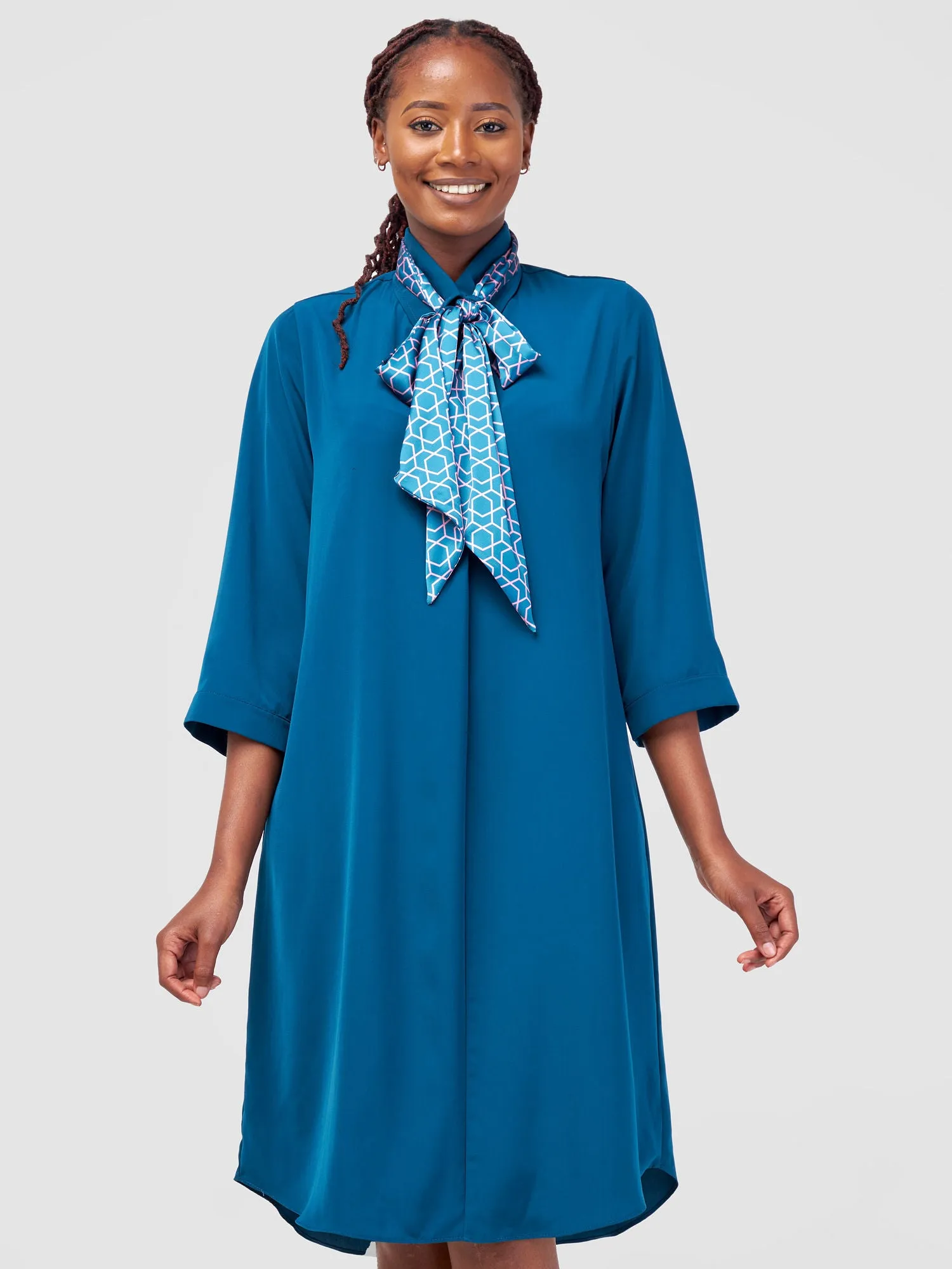 Vivo Nala Shirt Dress - Teal