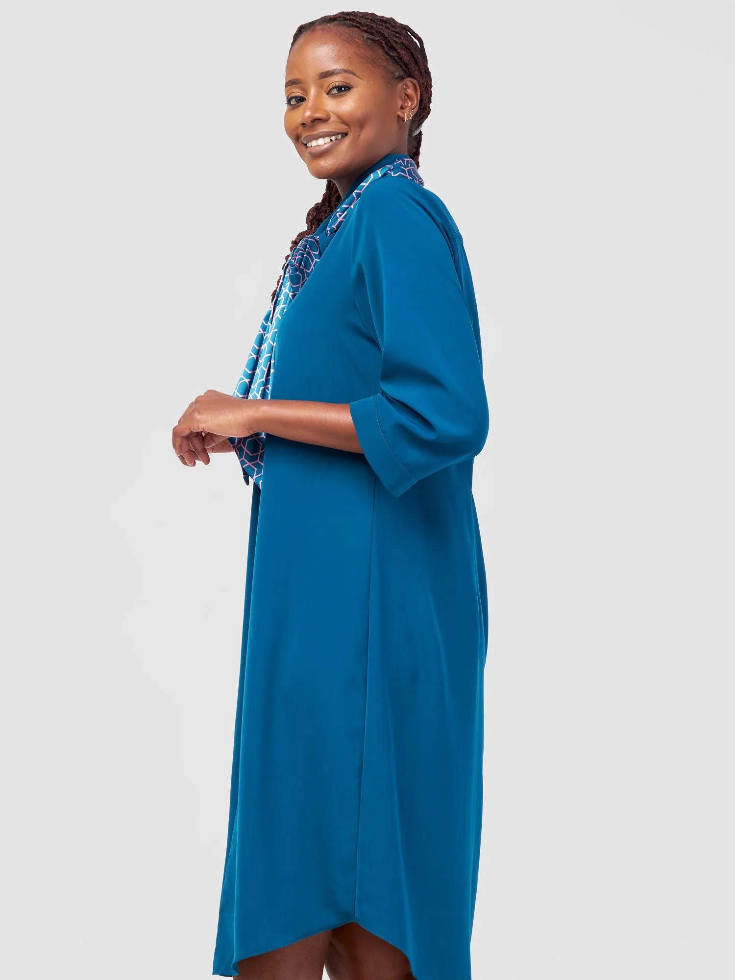 Vivo Nala Shirt Dress - Teal