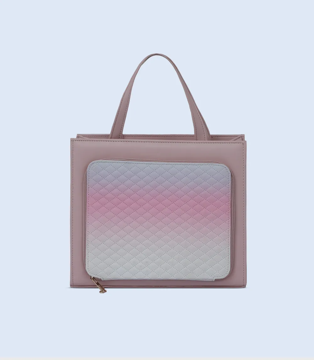 WB2318-PINK-Women Shoulder Bag