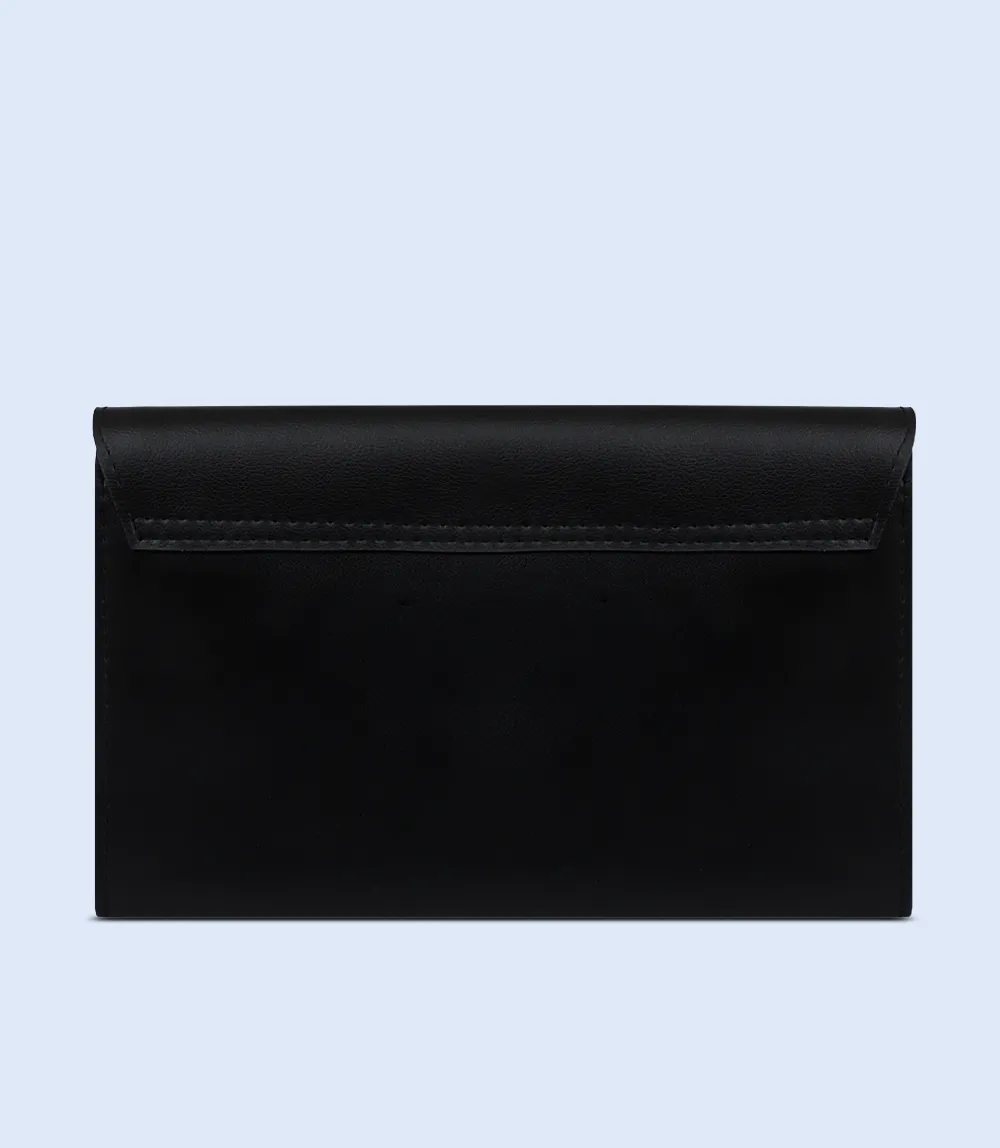 WB2409-BLACK-Women Shoulder Bag