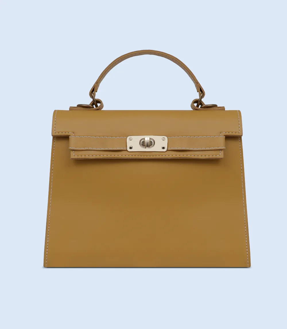 WB2436-MUSTARD-Women Shoulder Bag