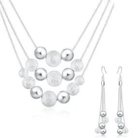 Women Sterling Silver Jewelry Set